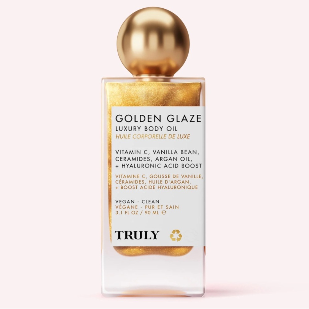 TRULY Golden Glaze Luxury Body Oil - Gold - Picture 2 of 8